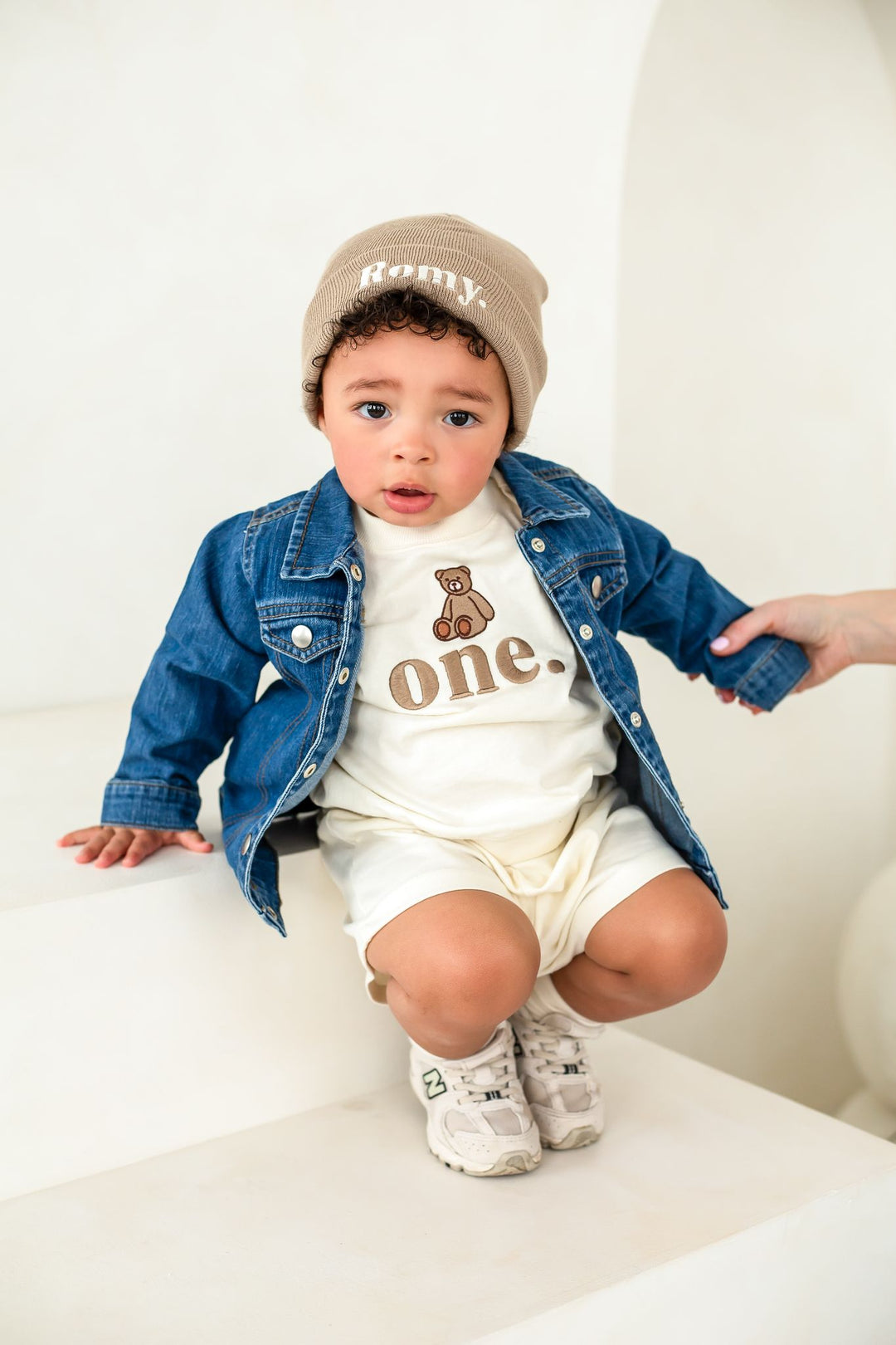 Birthday Bear Indi Elle Short Set - Signature Embroidered