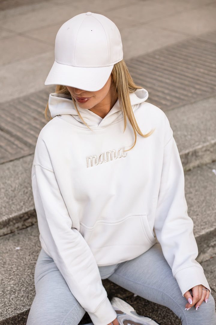The mama Hoodie - Embroidery (Cloud)