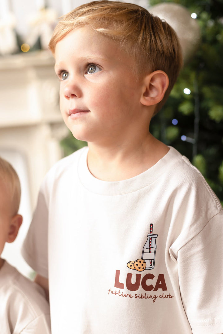 Festive Matching Club T-shirt - Personalised (Print)