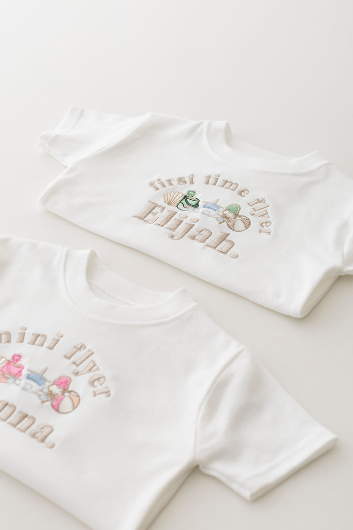 Shell Flyer classic Tshirt - Embroidered