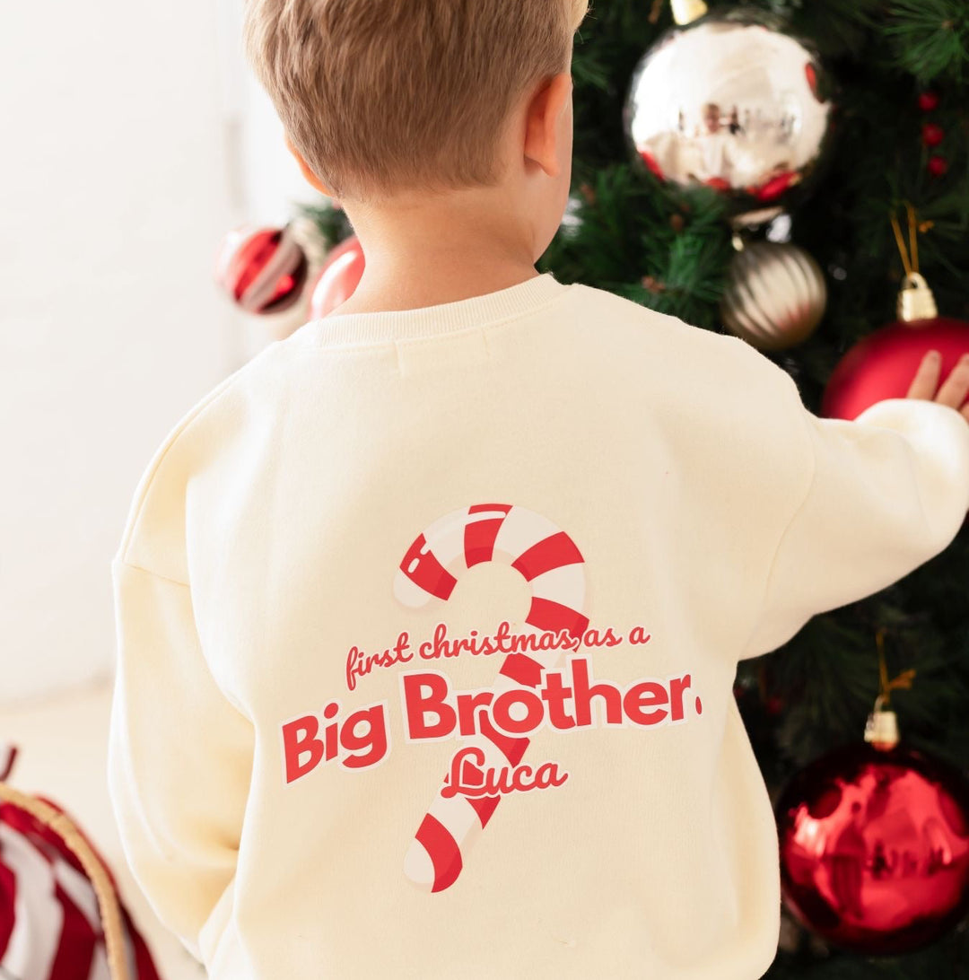 Candy Cane BIG BROTHER Jumper - Print