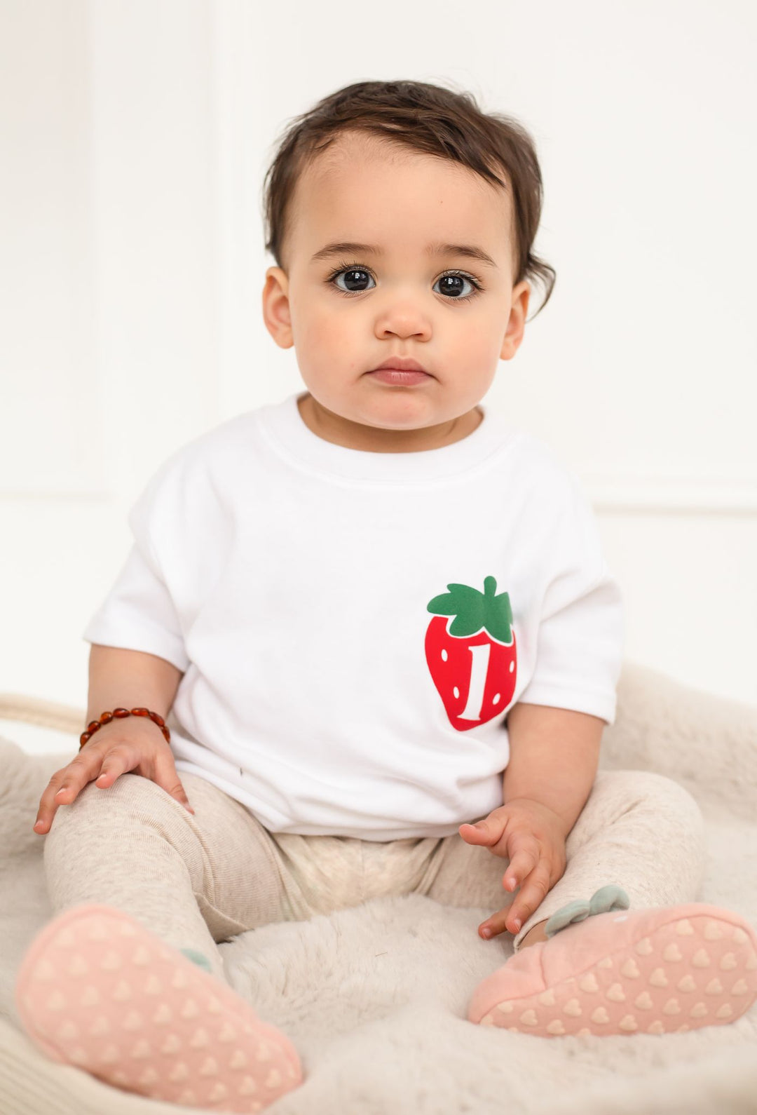 Berry First Bubble Print T-shirt
