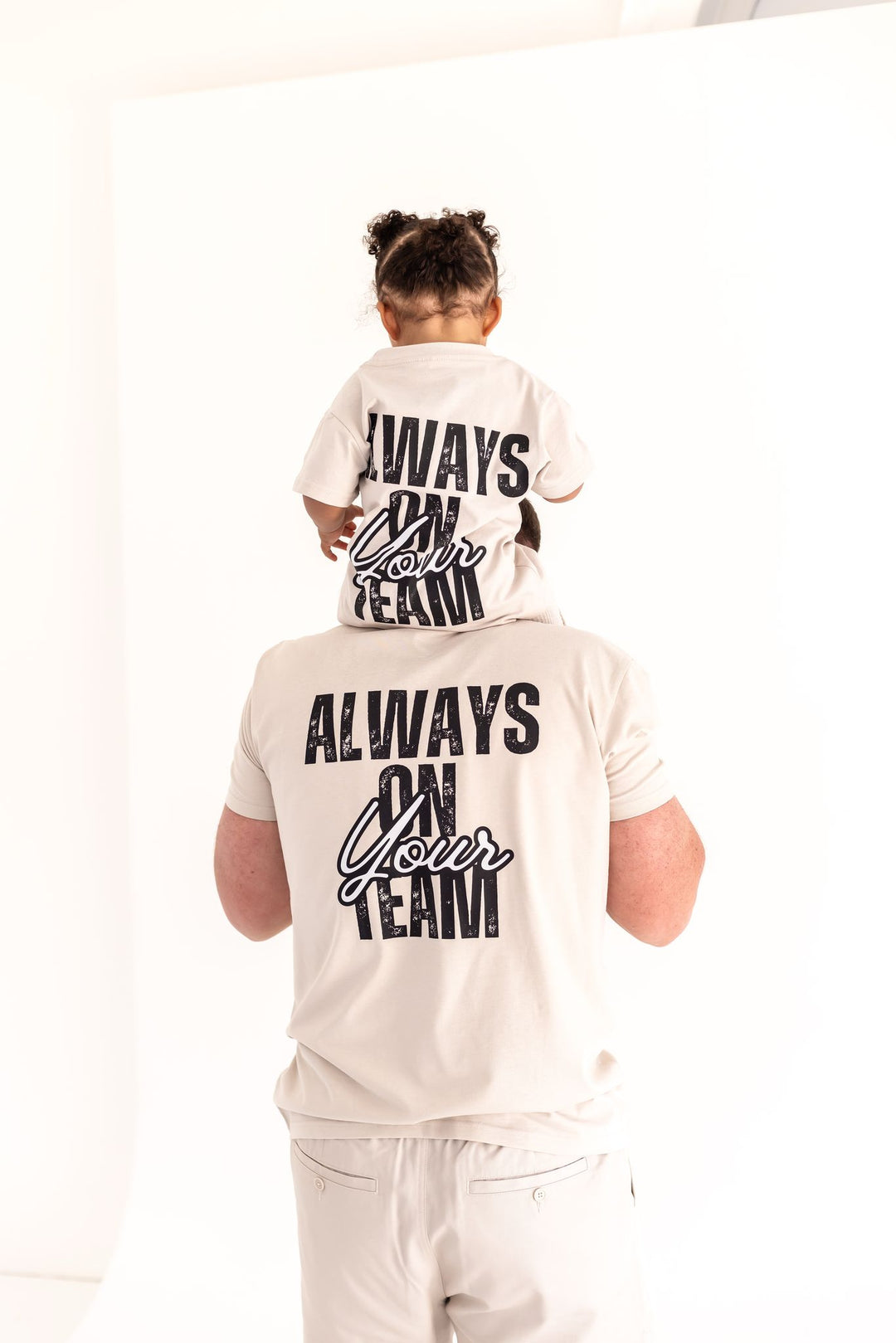 Always on your team Tshirt - Child Matching Print