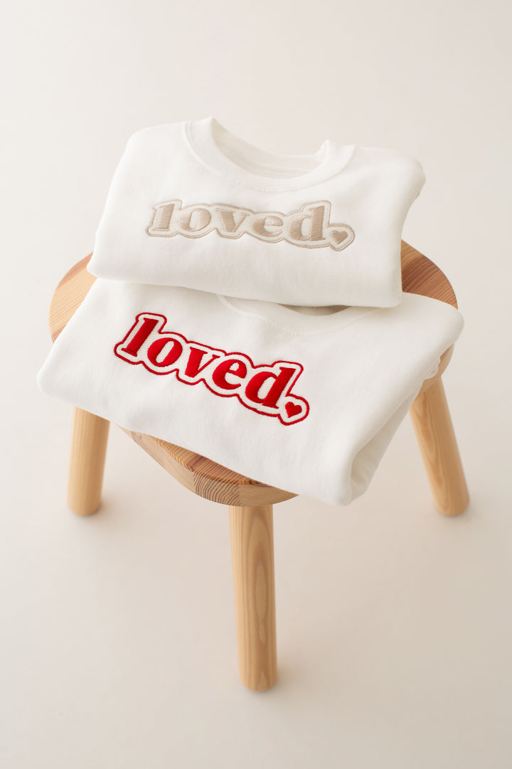 Loved Classic Sweatshirt - Embroidered