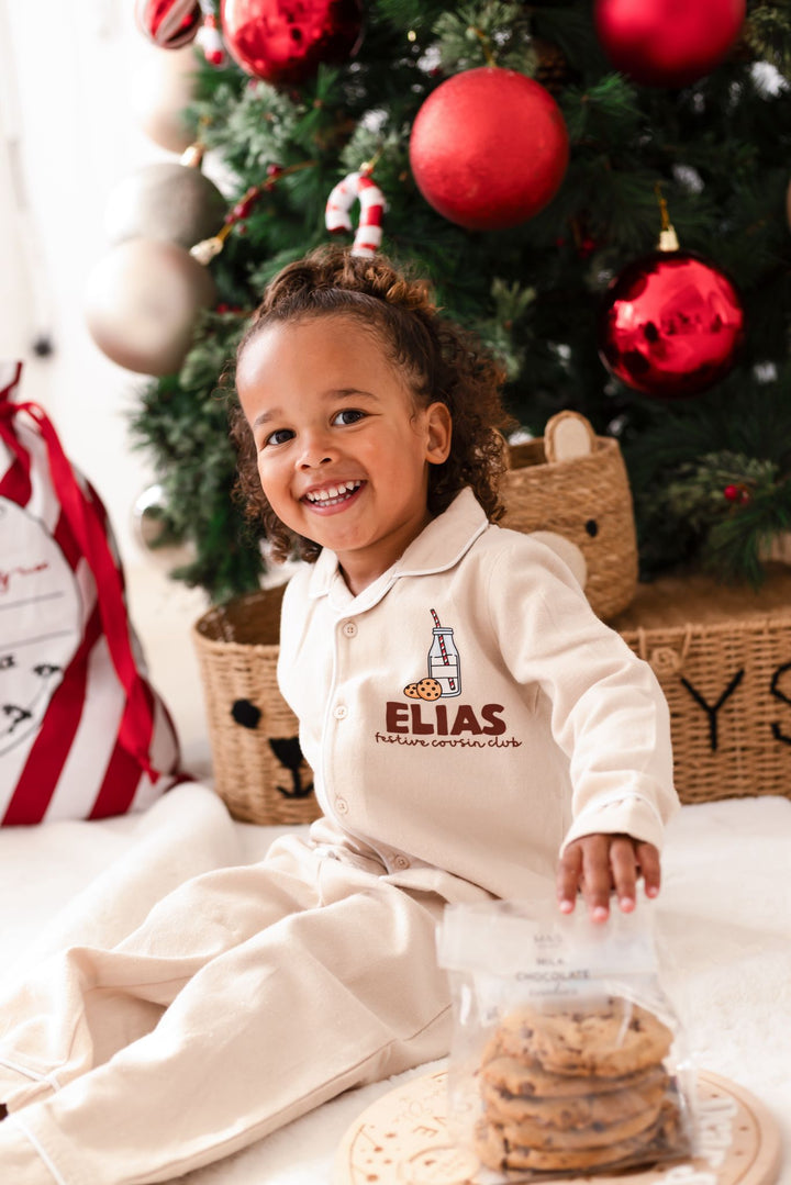 Festive Cousin Club Button up Set - Personalised (Print)