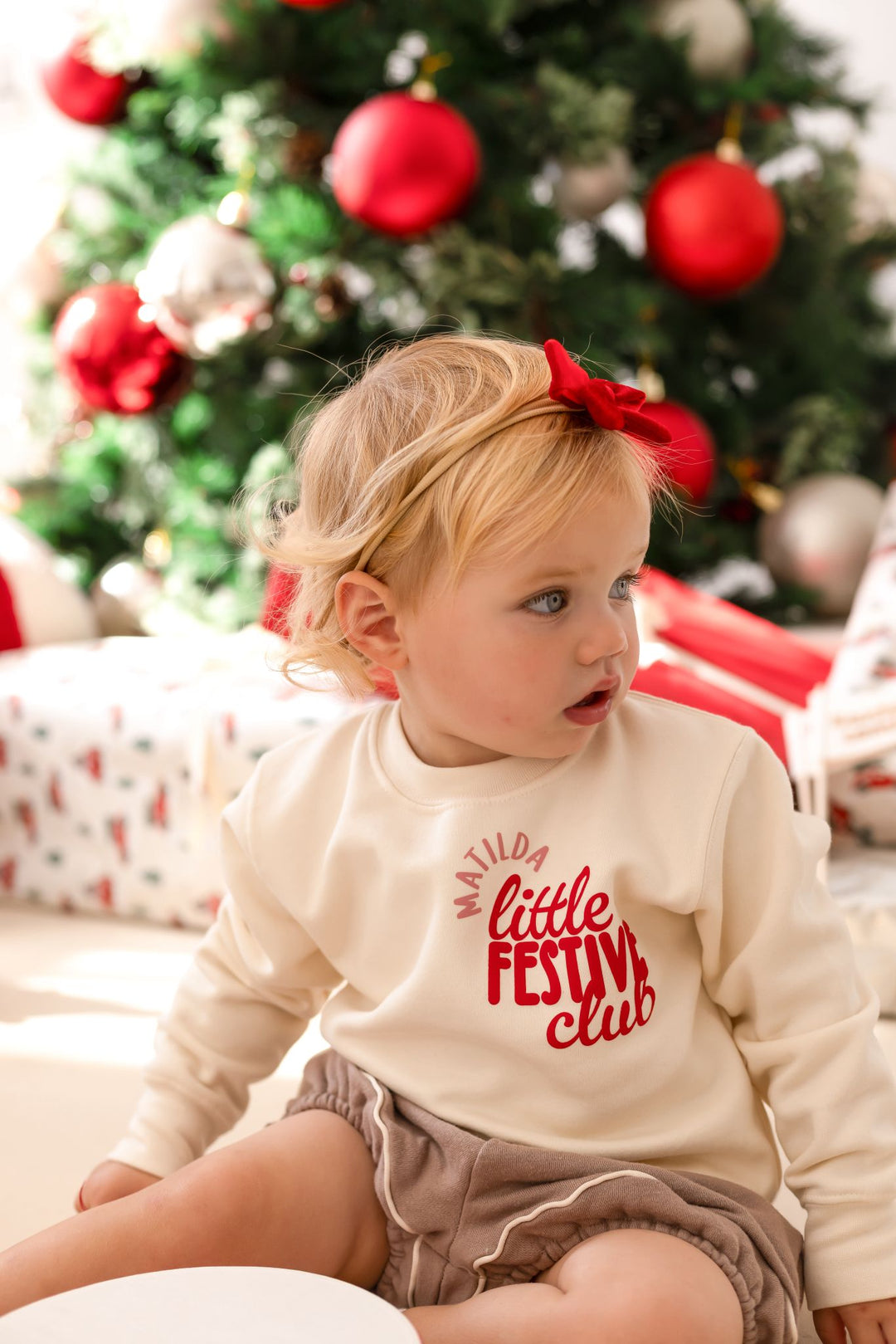 Festive Club Sweatshirt - Bubble print
