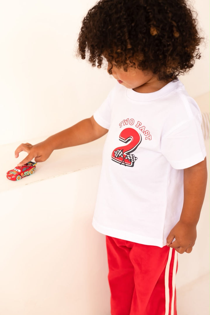 Car Theme Birthday Tshirt - Print