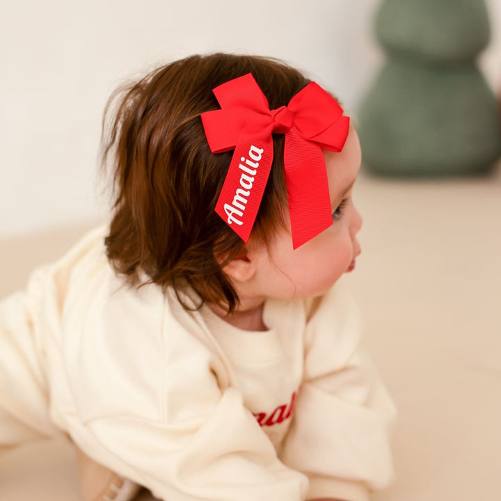 Personalised Red Bow - Print