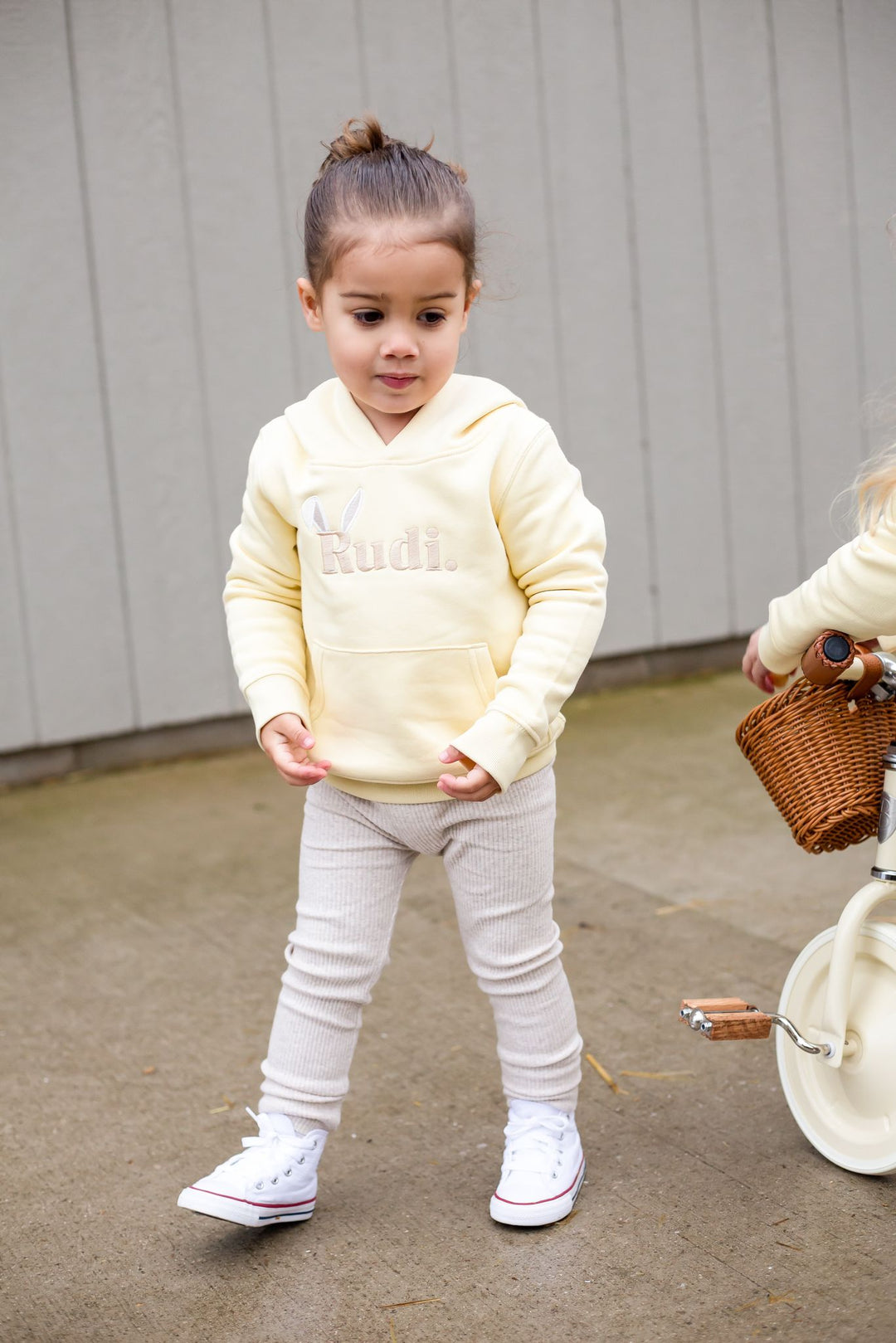 Bunny Signature Name Hoodie - Embroidered