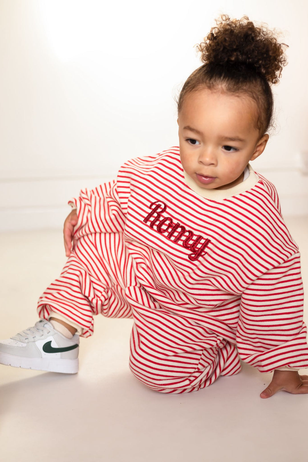 Oversized Name Stripe Tracksuit - Embroidered
