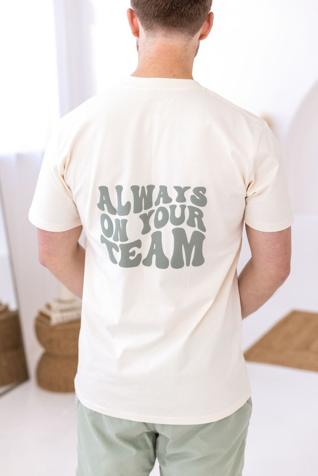 Matching Vanilla Adult Team Tshirt - Bubble Print