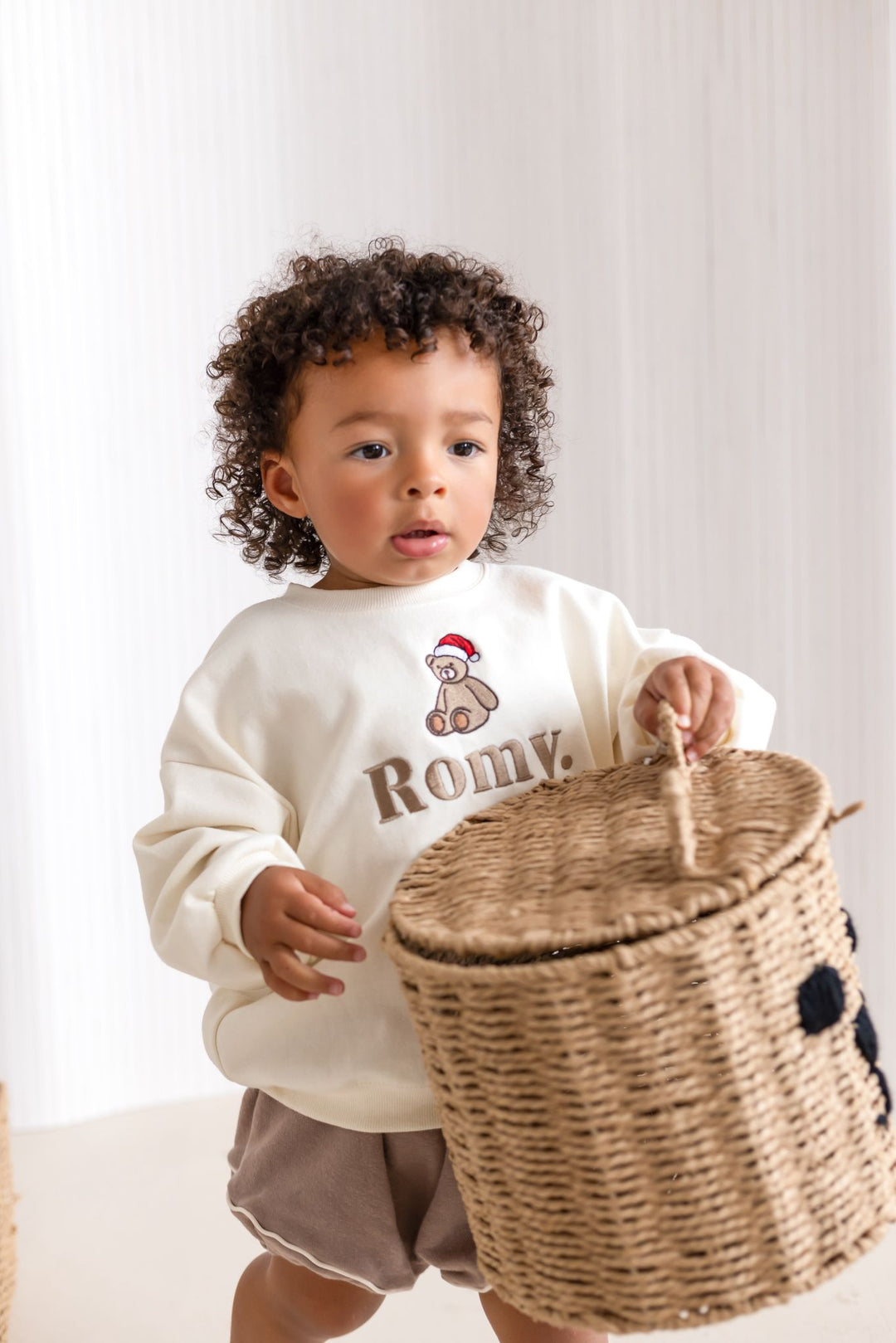 Christmas Bear Signature Sweatshirt - Embroidered
