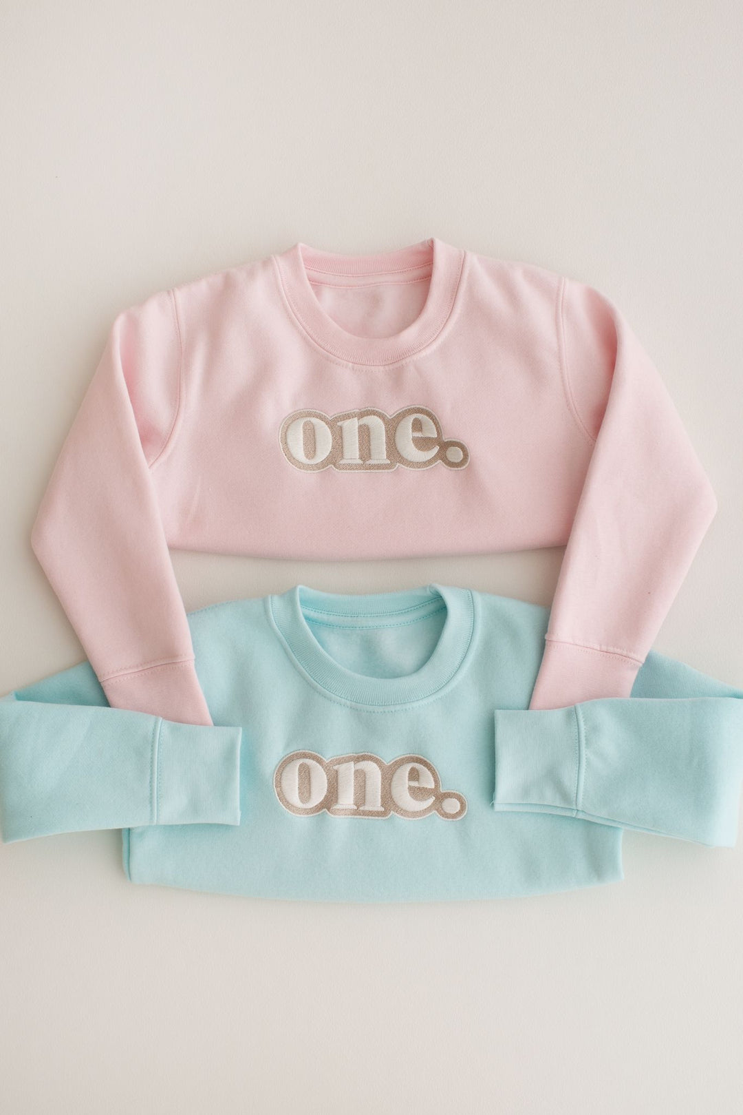 Pastel Bubble Birthday Age Sweatshirt - Embroidery