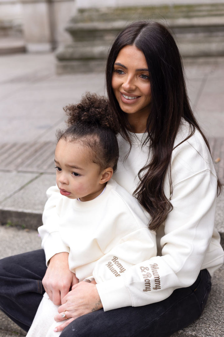 Sleeve Mother's Day Signature Sweatshirt - Embroidery