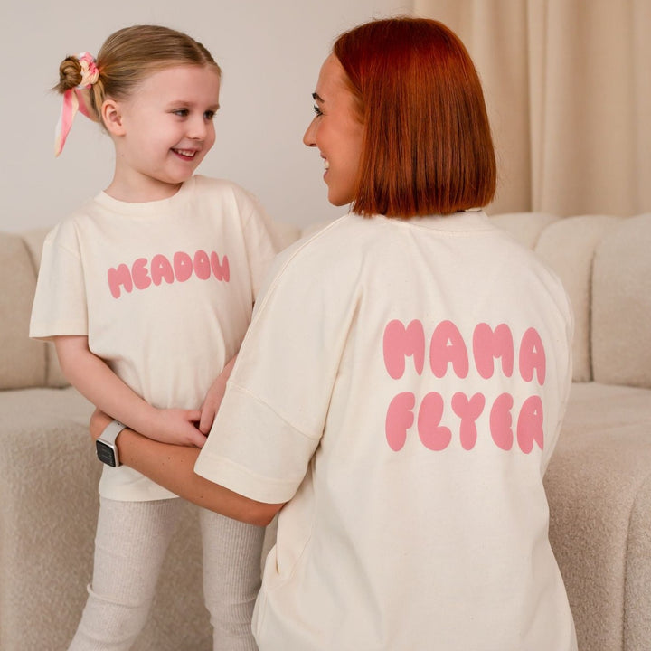 Holiday Matching Adult Tshirt - bubble print