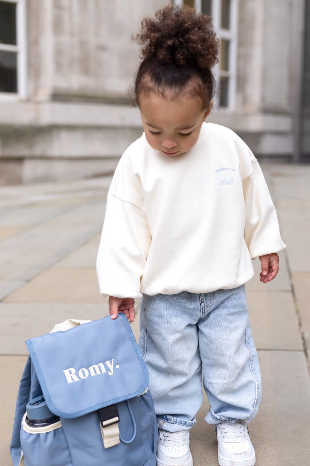 New Pastel Mini Backpack - Embroidered