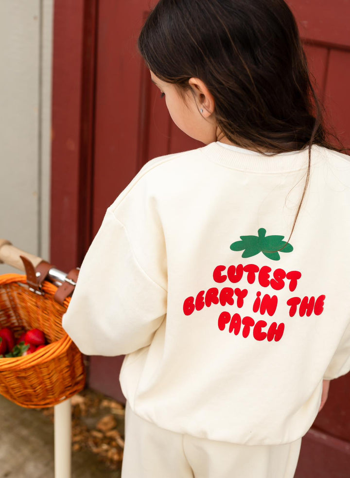 Strawberry Picking Signature Indi Elle Sweatshirt - Print