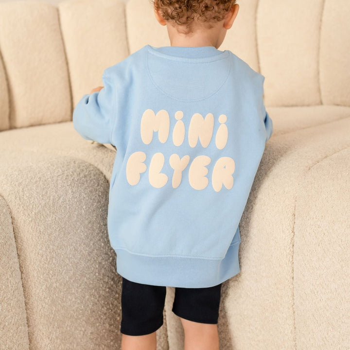 mini flyer Two side sweatshirt - Bubble Print