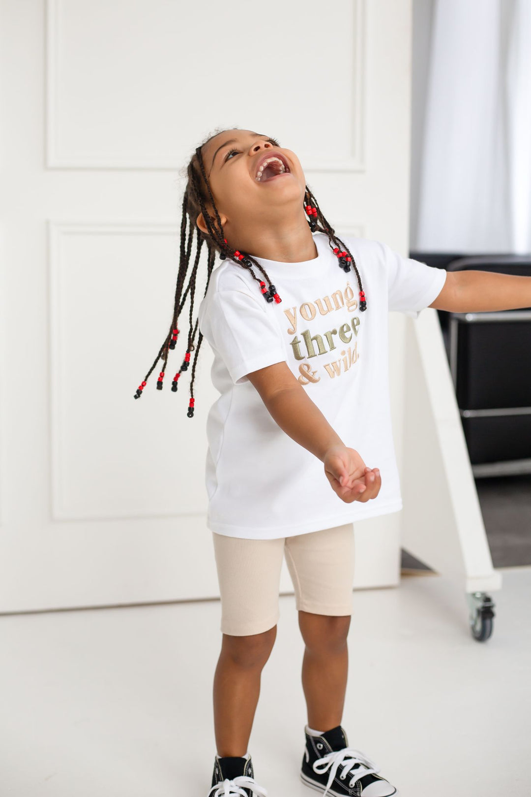 Third Birthday classic Tshirt - Embroidered