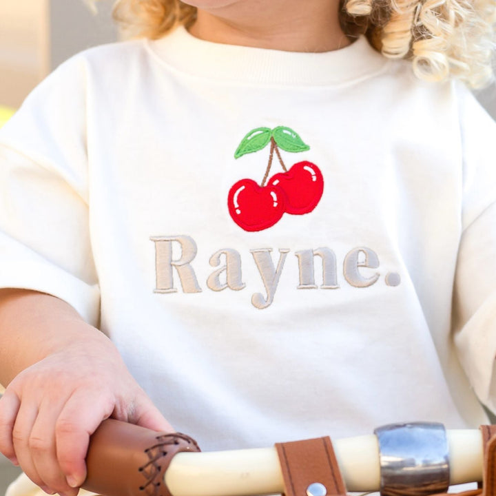 Cherry Vanilla Name Tshirt - Embroidered
