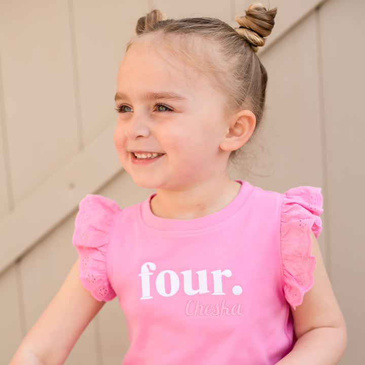 Birthday Frill Set - Embroidered