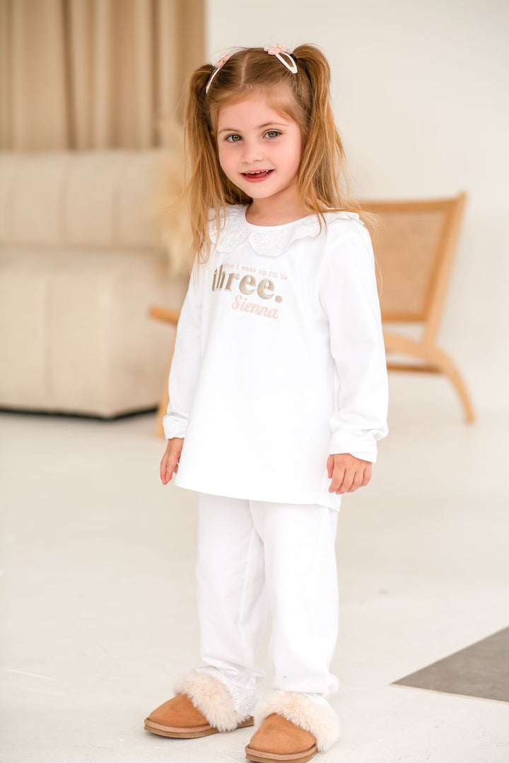 Frill Birthday Eve Classic Lounge Set - Embroidered