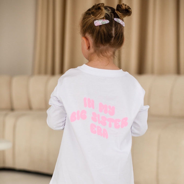 Big sibling era Long Sleeve Tshirt - Bubble Print