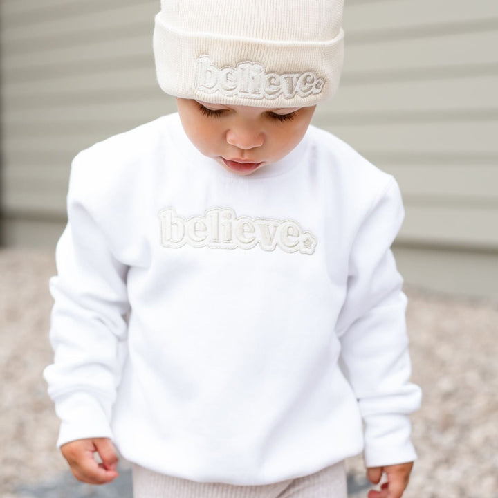 Believe Classic Sweatshirt - Embroidered