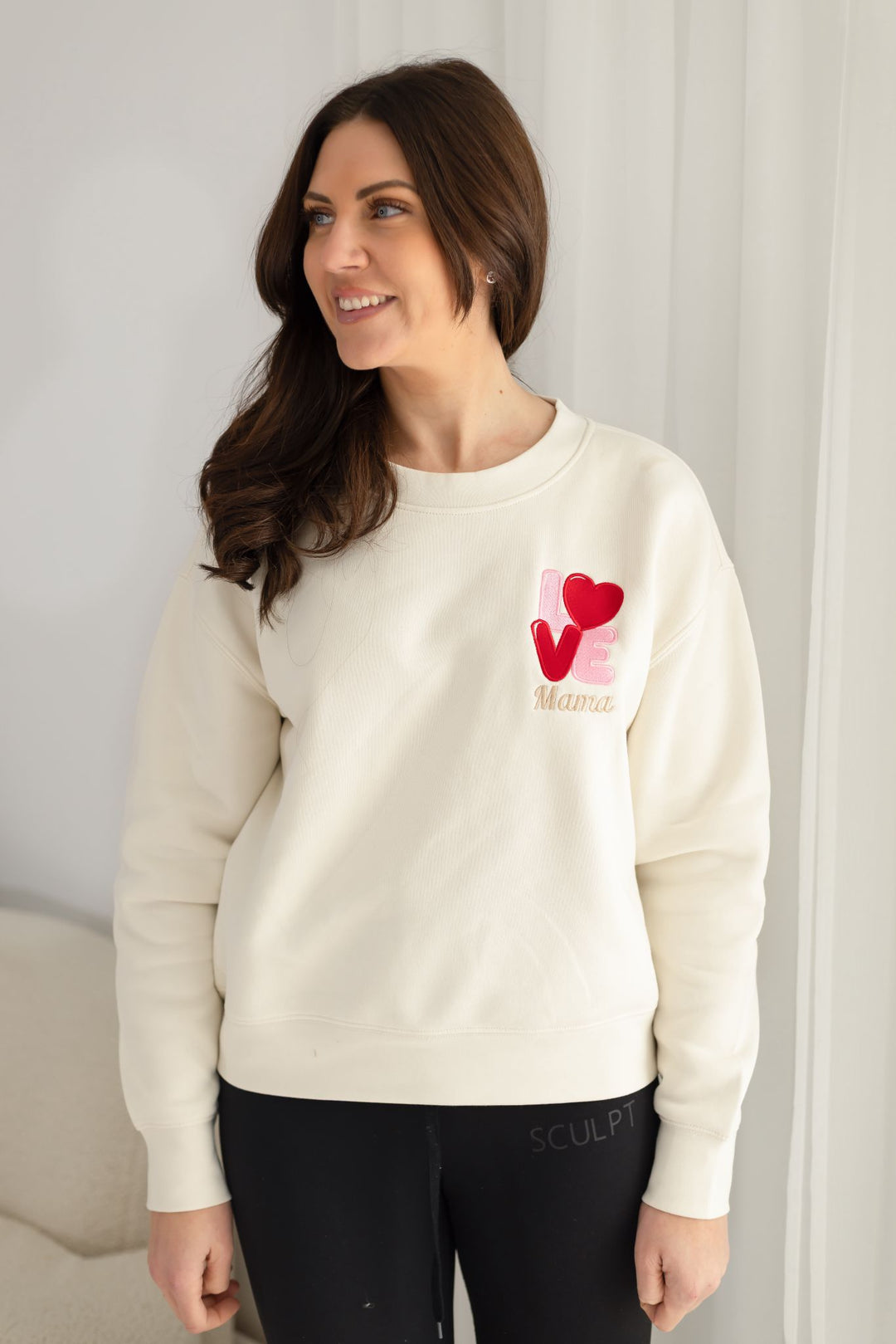 LOVE Adult Sweatshirt - Embroidered