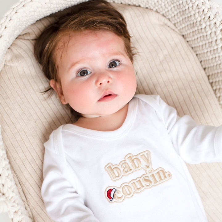 Christmas Inspired Baby Family Rompersuit - Bubble Embroidered