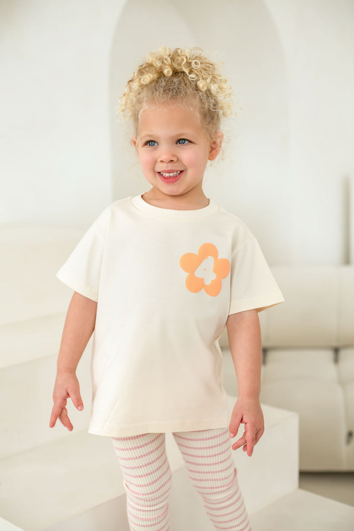 Fourever Wild Flower Tshirt - Bubble Print