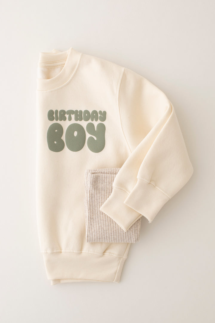 New Birthday Era Sweatshirt - Bubble print