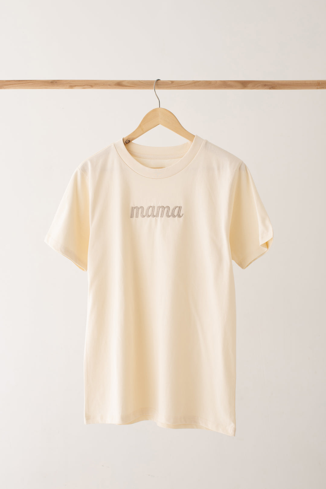 mama Vanilla Matching T-shirt - Embroidered