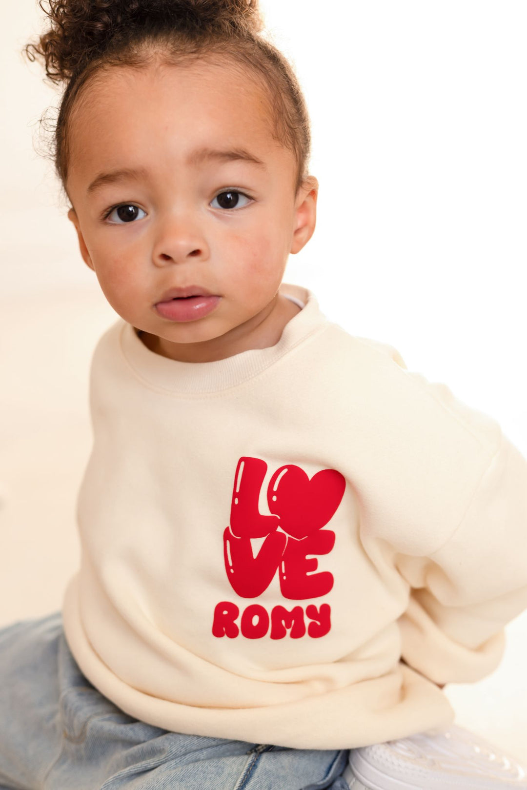 Personalised LOVE Vanilla Sweatshirt - Print