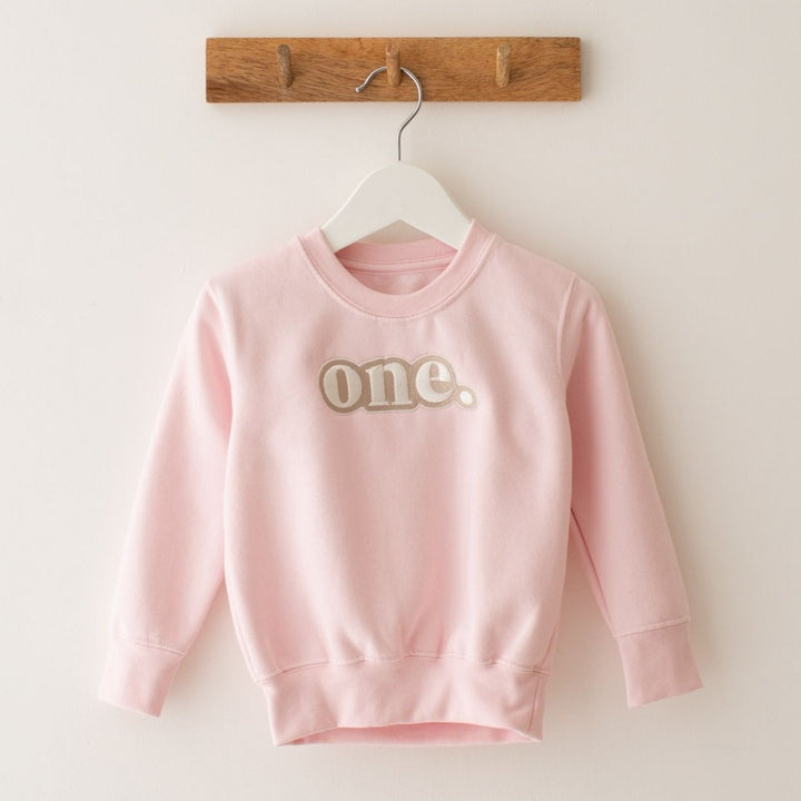 Pastel Bubble Birthday Age Sweatshirt - Embroidery