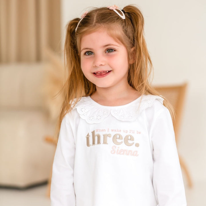 Frill Birthday Eve Classic Lounge Set - Embroidered