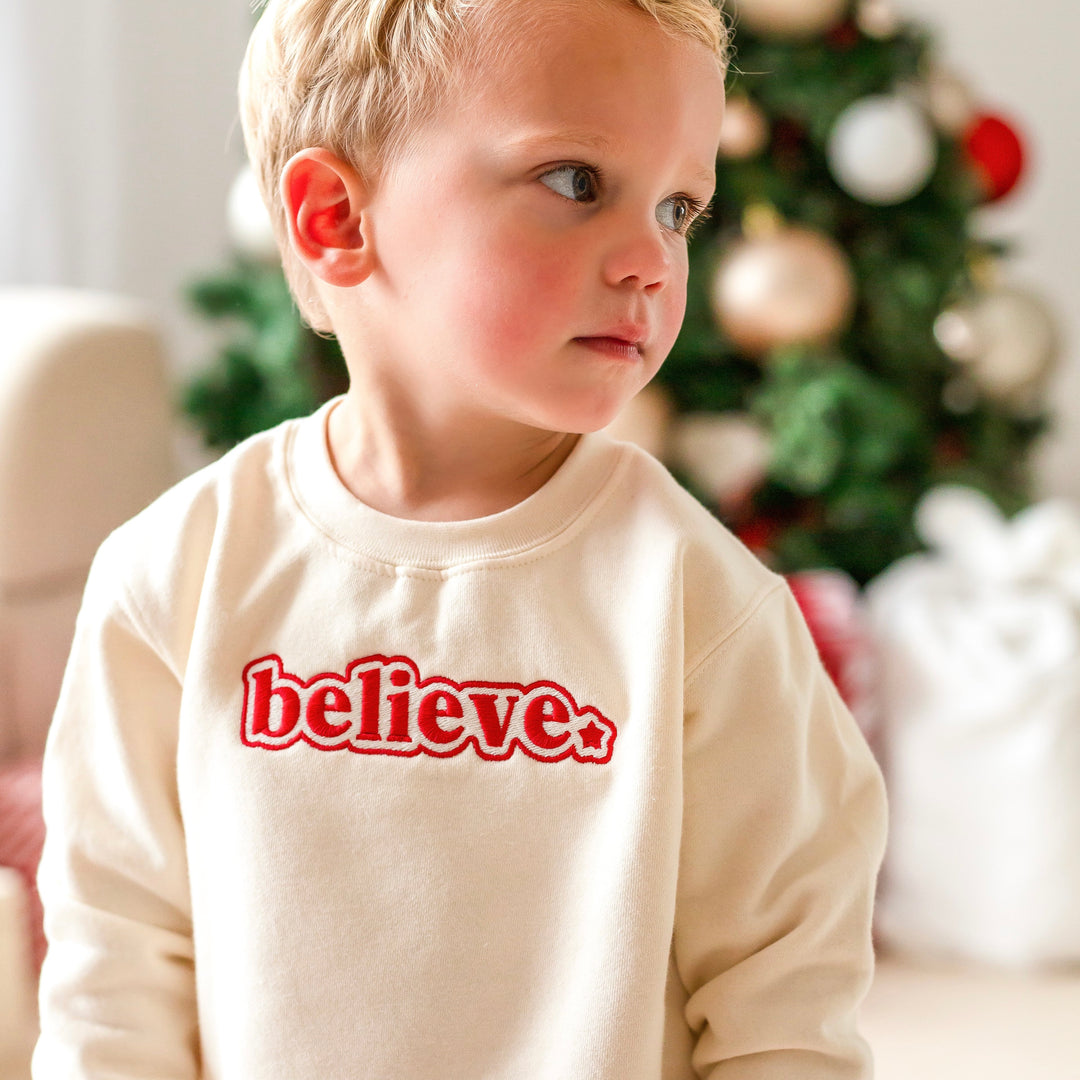 Believe Classic Sweatshirt - Embroidered