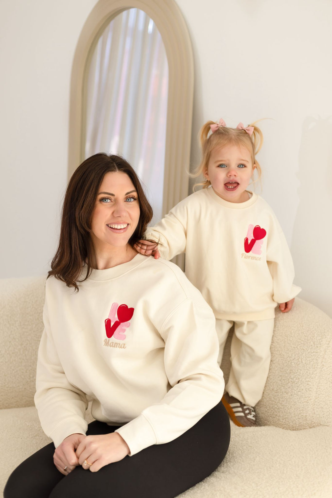 LOVE Adult Sweatshirt - Embroidered