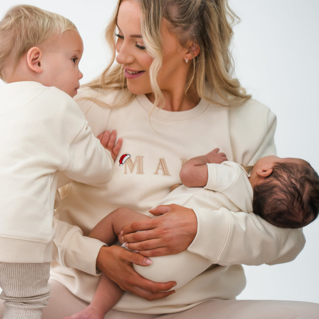 Santa's Adult Sweatshirt - Embroidered