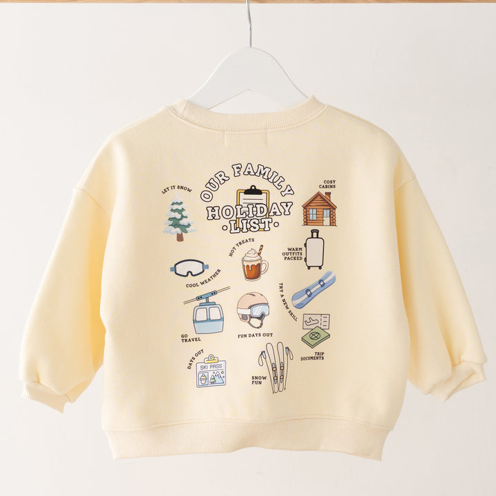 Skiing Holiday Sweatshirt - Print
