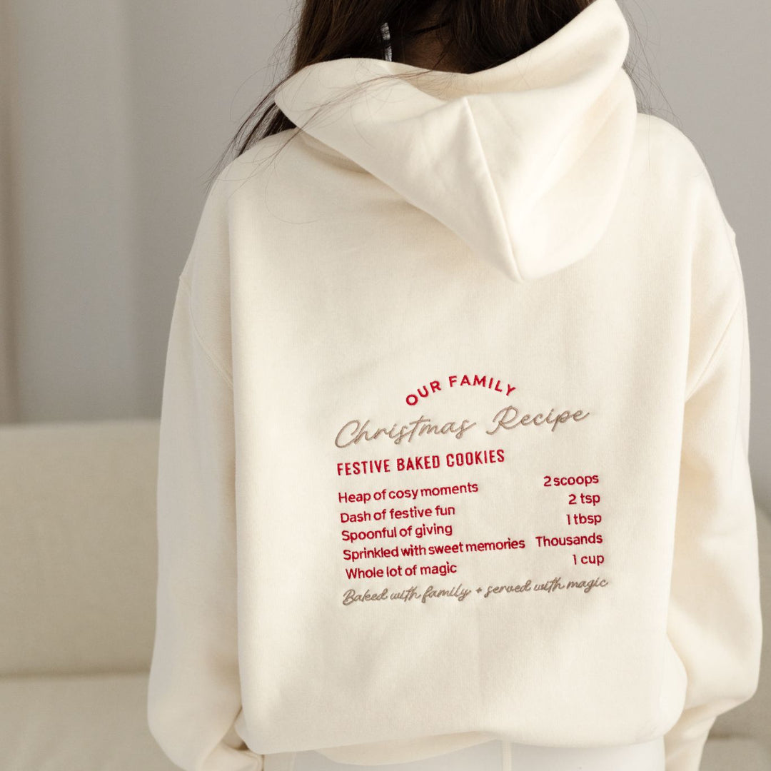 Milk + Cookies Womens Hoodie - Embroidery VANILLA