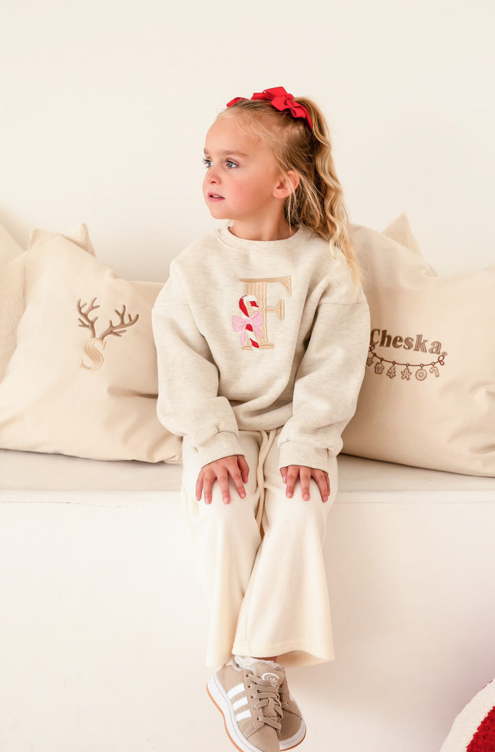 Name Garland Cushion Cover - Embroidered