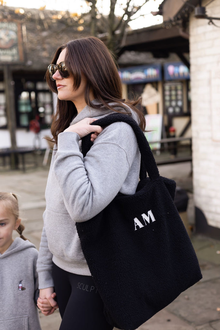 Bouclé Tote Bag – Personalised Embroidered