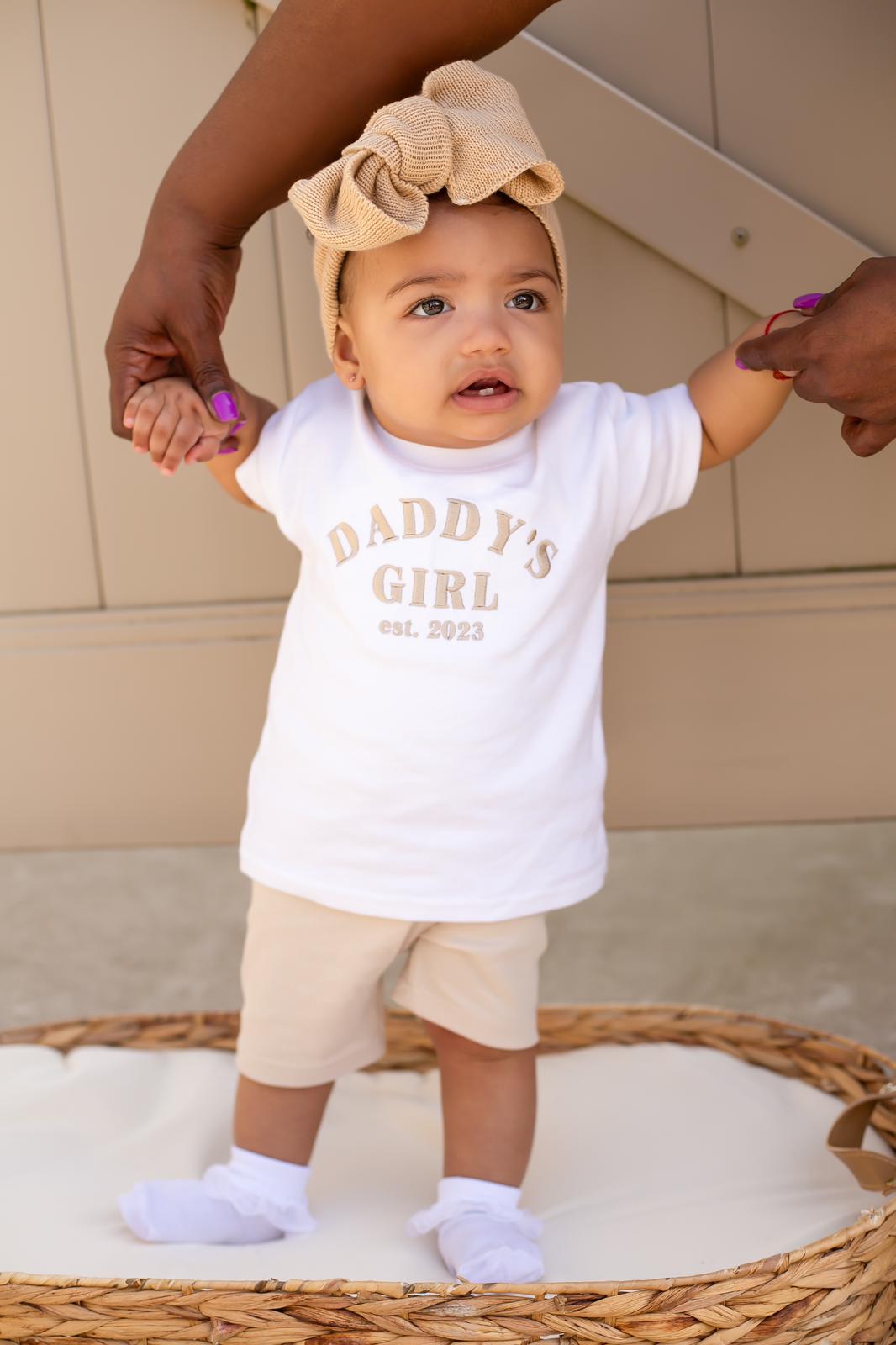 Matching Daddy/Mummy Tshirt Classic - Embroidered