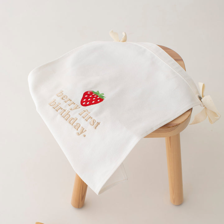 Berry Birthday Banner - Embroidered