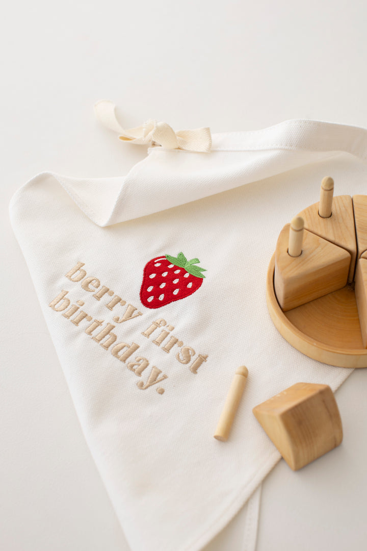 Berry Birthday Banner - Embroidered