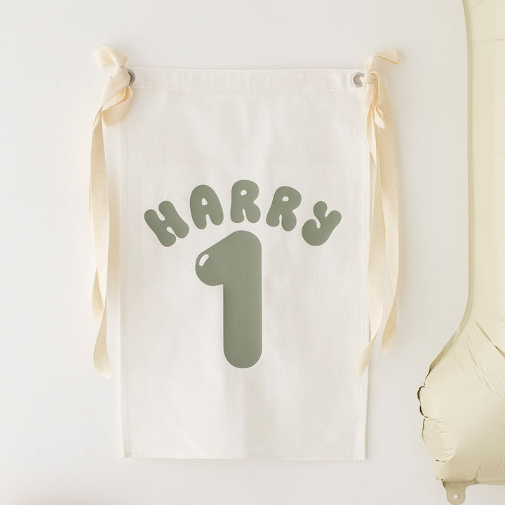 NEXT DAY Personalised Wall Banner - Flat Print