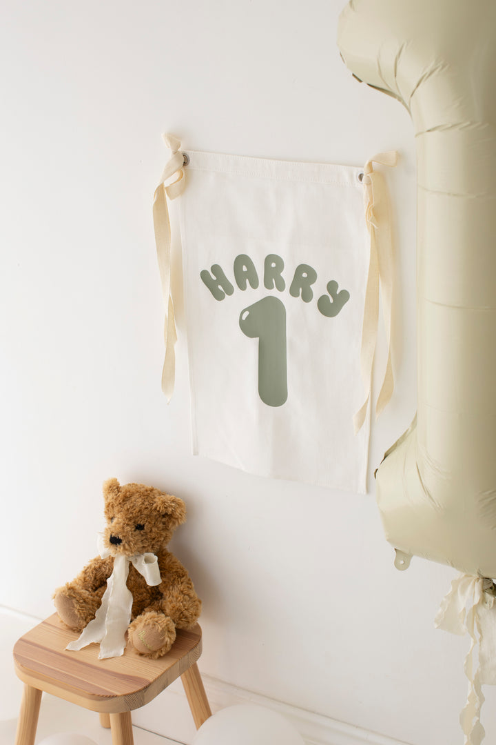 NEXT DAY Personalised Wall Banner - Flat Print