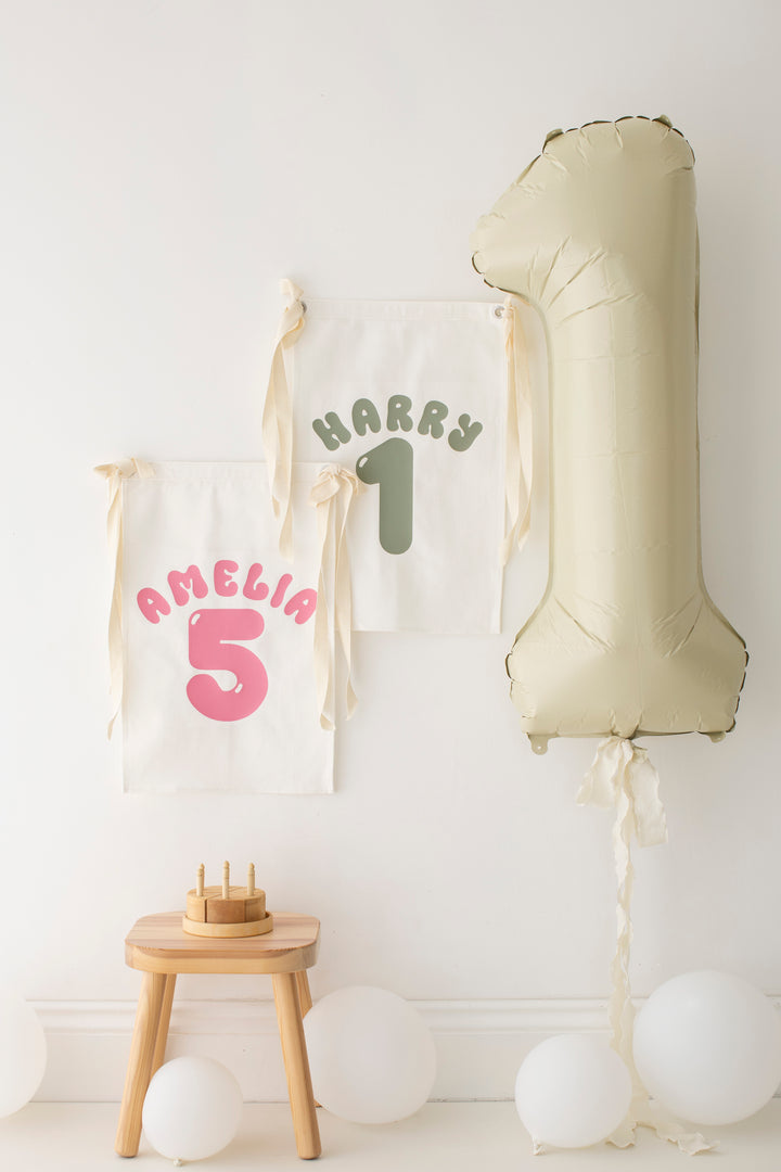 NEXT DAY Personalised Wall Banner - Flat Print