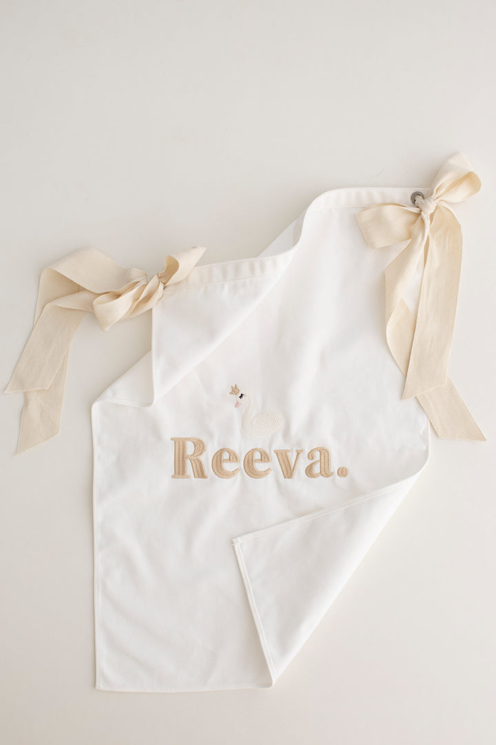 Swan Name Wall Banner - Embroidered